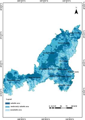 Spatial suitability evaluation based on multisource data and random forest algorithm: a case study of Yulin, China
